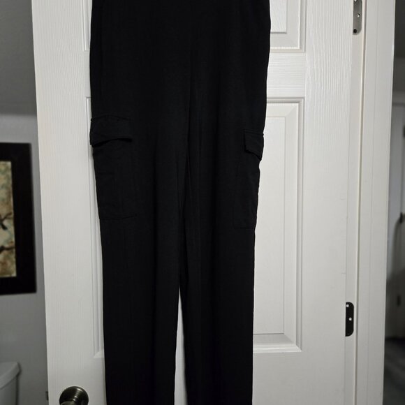 Mango Flowy cargo trousers Size Large - Picture 8 of 10